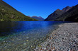 glacier lake in Milford Sound