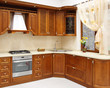 the kitchen