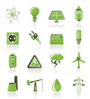 Power and electricity industry icons - vector icon set Power and electricity industry icons - vector icon set