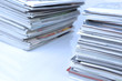 Zeitschriftenstapel