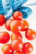 tomato with measurement