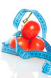 tomato with measurement
