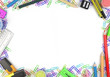 stationery objects frame