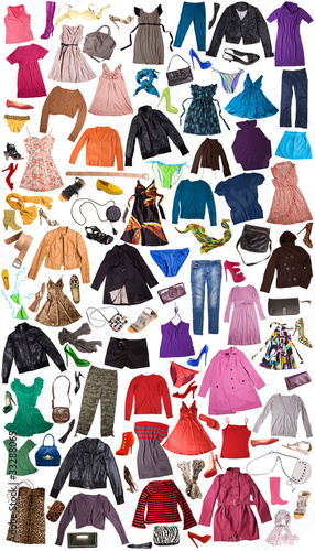 Foto: clothes - fashion background clothes - fashion background