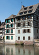 canal of "Petite France" in Strasbourg, France