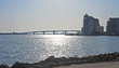 Waterfront view of Sarasota bridge. Waterfront view of Sarasota bridge.