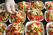 Buffet style salad.