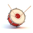 bass drum instrument 3d illustration bass drum instrument 3d illustration