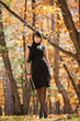 girl in the oak grove