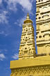 thai temple and blue sky thai temple and blue sky
