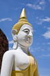 buddha statue in thai temple on nice blue sky buddha statue in thai temple on nice blue sky