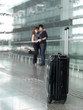 Asian Chinese couple at the airport Asian Chinese couple at the airport