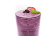 ice strawberry juice on white backgrounds