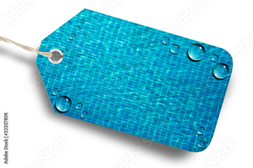Illustration: swimmingpool - anhänger swimmingpool - anhänger