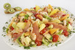 shrimps and tomatos salad