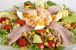salad with tomatos and shrimps