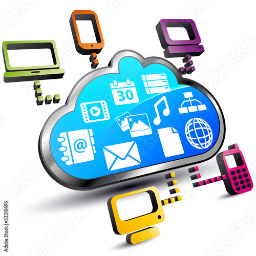 Vector: cloud Computing cloud Computing