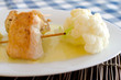 Hähnchenrouladen an Blumenkohlröschen