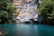 Blue lake in Abkhazia