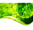 Grüne Discokugel Grüne Discokugel