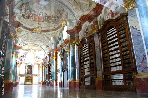 Photo: Library in the cloister Altenburg Library in the cloister Altenburg