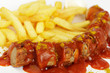 Currywurst mit Pommes frites