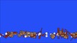 Background with chroma key blue: baseball Background with chroma key blue: baseball