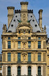 Front of an attractive old building at the Louvre, Paris Front of an attractive old building at the Louvre, Paris