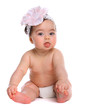 Baby Girl in diapers