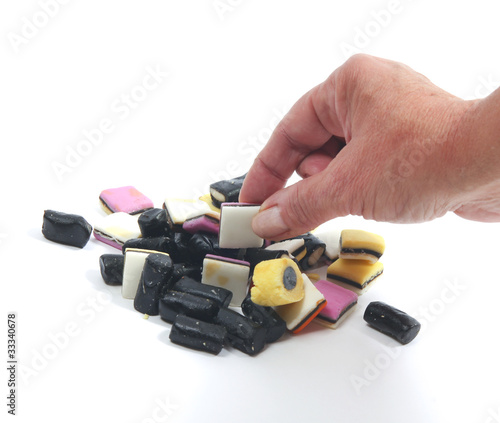 Photo: Taking a liquorice Taking a liquorice