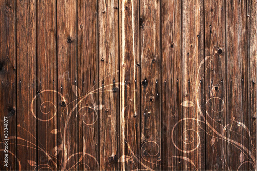 Photo: Wood and floral Element Wood and floral Element