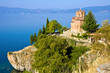 Jovan Kaneo Church at Lake Ohrid in Macedonia