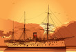 Old  battleship