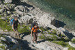Zwei Wanderer im Gebirge Zwei Wanderer im Gebirge