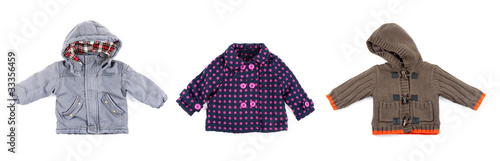 Photo: collage of warm children's clothing collage of warm children's clothing