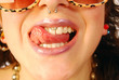 The malice has gold in his mouth