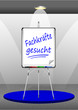 Flipchart Fachkräfte gesucht