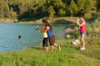 Fishing a boot