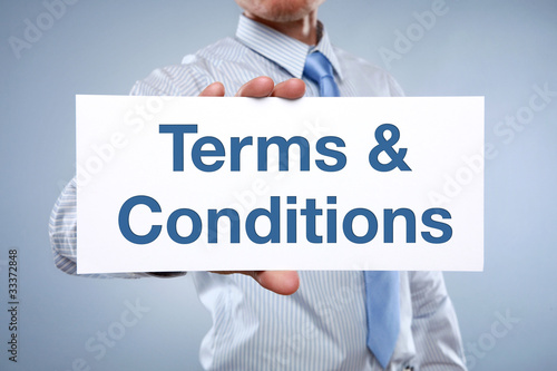 Photo: Terms and Conditions Terms and Conditions