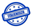 Sternen STempel blau rel ITALIENISCH