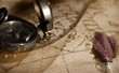 ancient compass and map