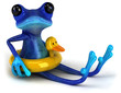 Grenouille bleue