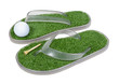 Golf Shoes with Grass Golf Shoes with Grass