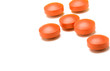 vitamins isolated on a white background