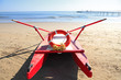 old rescue boat on beach old rescue boat on beach