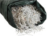 Photo: Plastic bag filled with shredded paper Plastic bag filled with shredded paper
