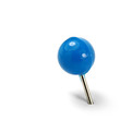 Blaue Stecknadel
