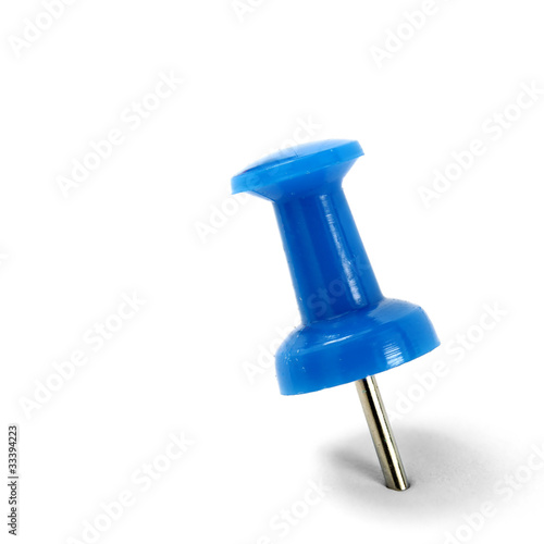 Foto: Blaue Stecknadel Blaue Stecknadel
