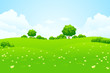 Green Landscape with trees Green Landscape with trees