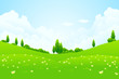 Green Landscape with trees Green Landscape with trees